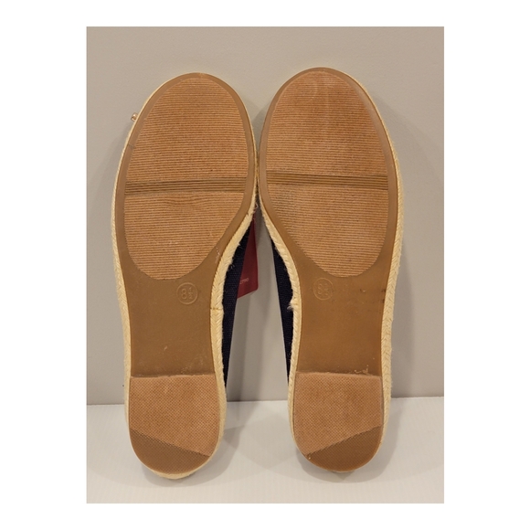 NWT Women's Merona Espadrille Flats Navy 8.5 - Picture 7 of 7
